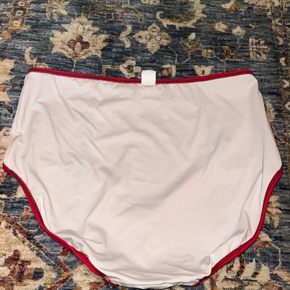 LIME RICKI Swimwear Women’s High-Waisted Swim Bottoms 2XL STYLE LR-637 RED - Picture 9 of 11